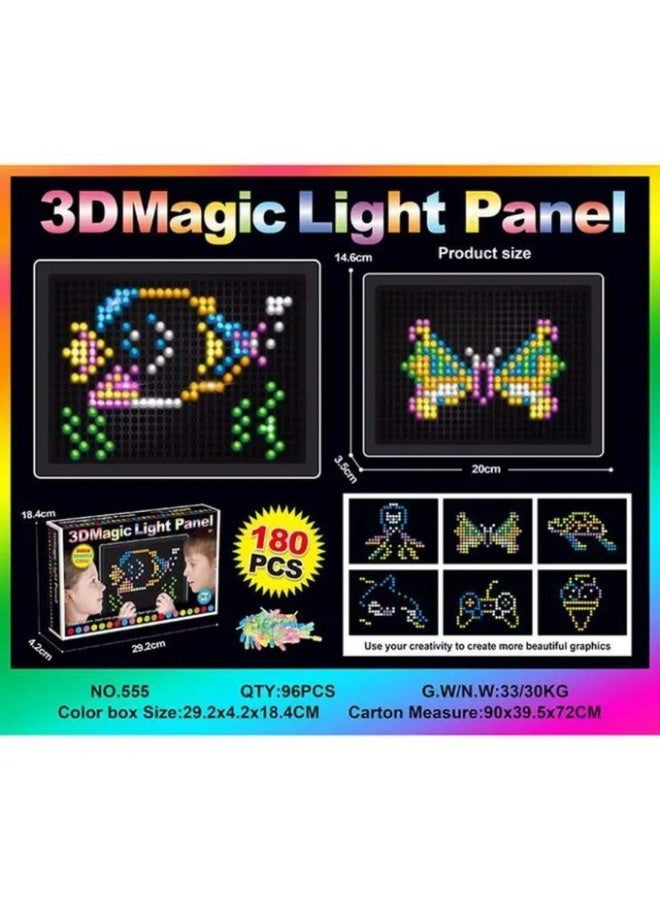 ✨🟡 لوحة الإضاءة السحرية 3D  - صورة 1