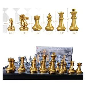  ♟️✨ طقم الشطرنج المغناطيسي الفاخر القابل للطي - صورة 6