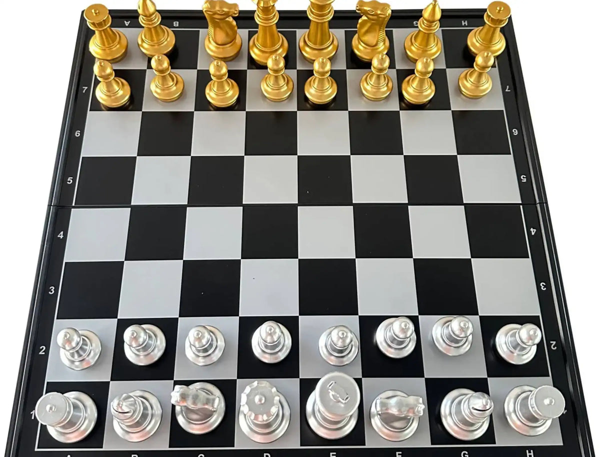  ♟️✨ طقم الشطرنج المغناطيسي الفاخر القابل للطي - صورة 2