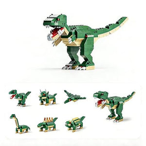 🦖🧩 ليجو الديناصورات 6 في 1 – 1000 قطعة - صورة 3