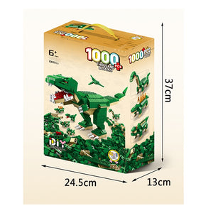 🦖🧩 ليجو الديناصورات 6 في 1 – 1000 قطعة - صورة 5