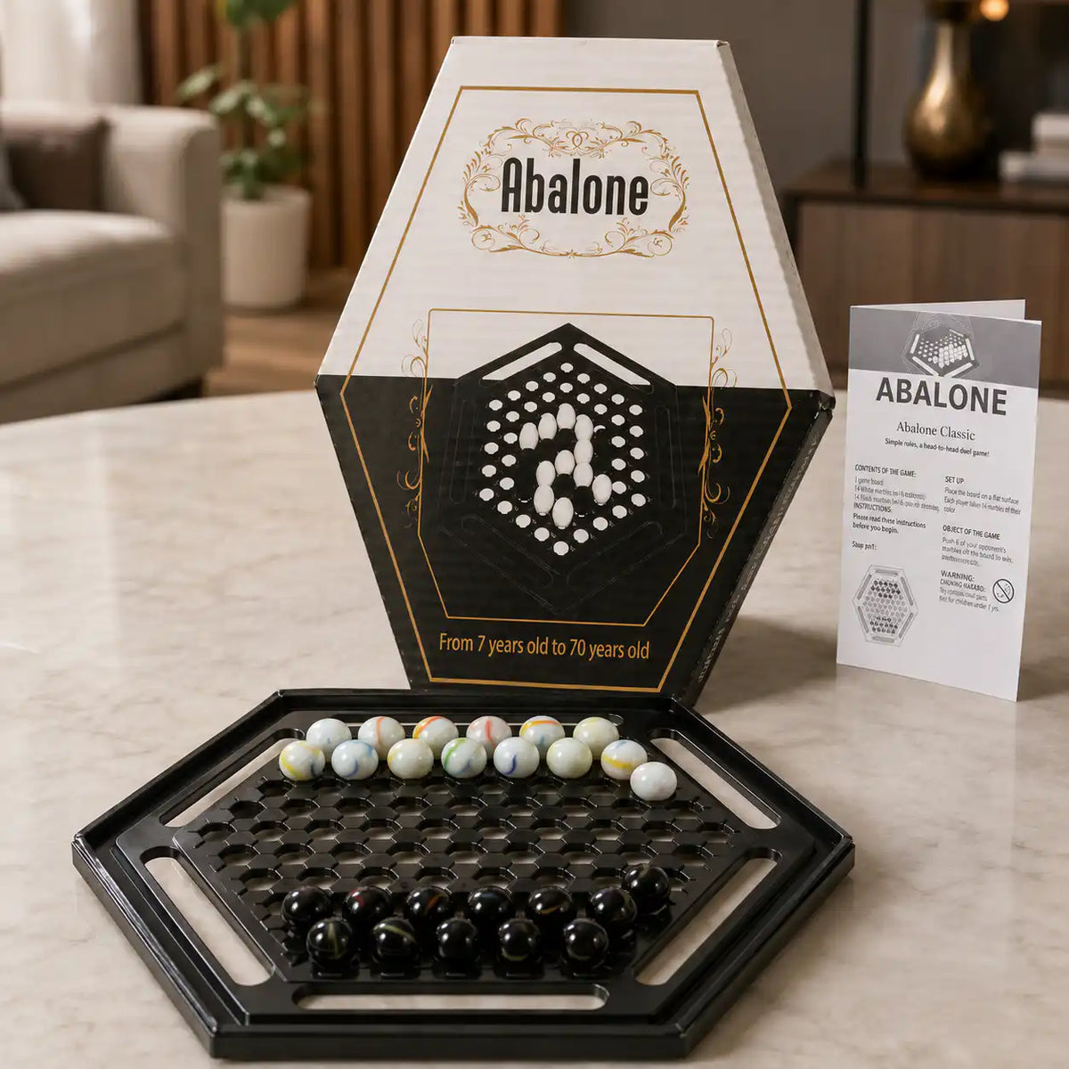 ⚫⚪ لعبة أبالون الاستراتيجية  Abalone - صورة 1