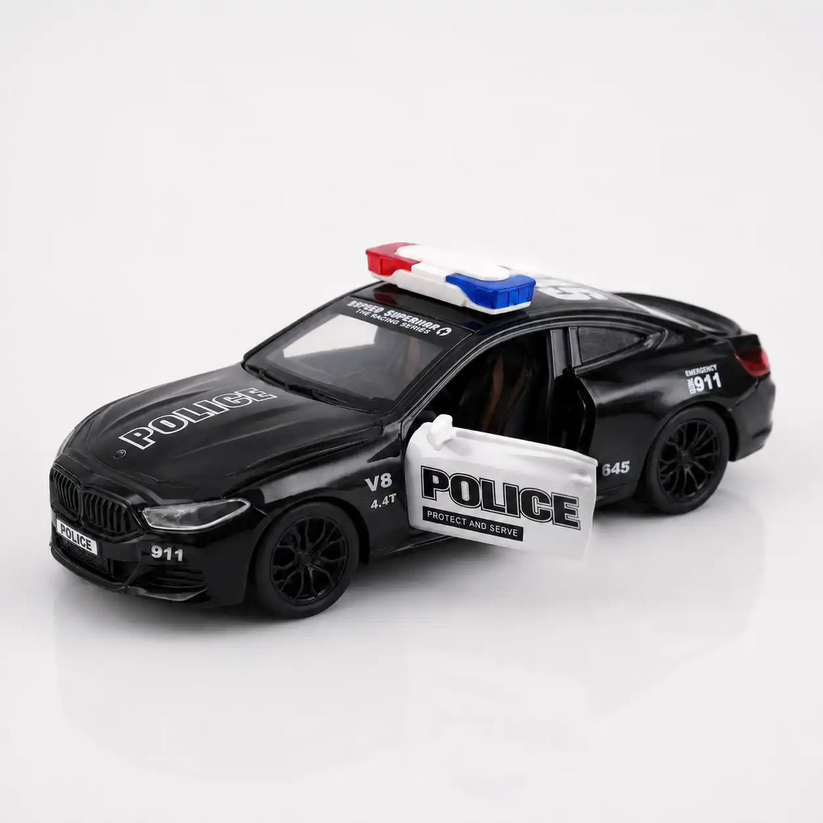 🚓✨ عربية شرطة معدن - صورة 3