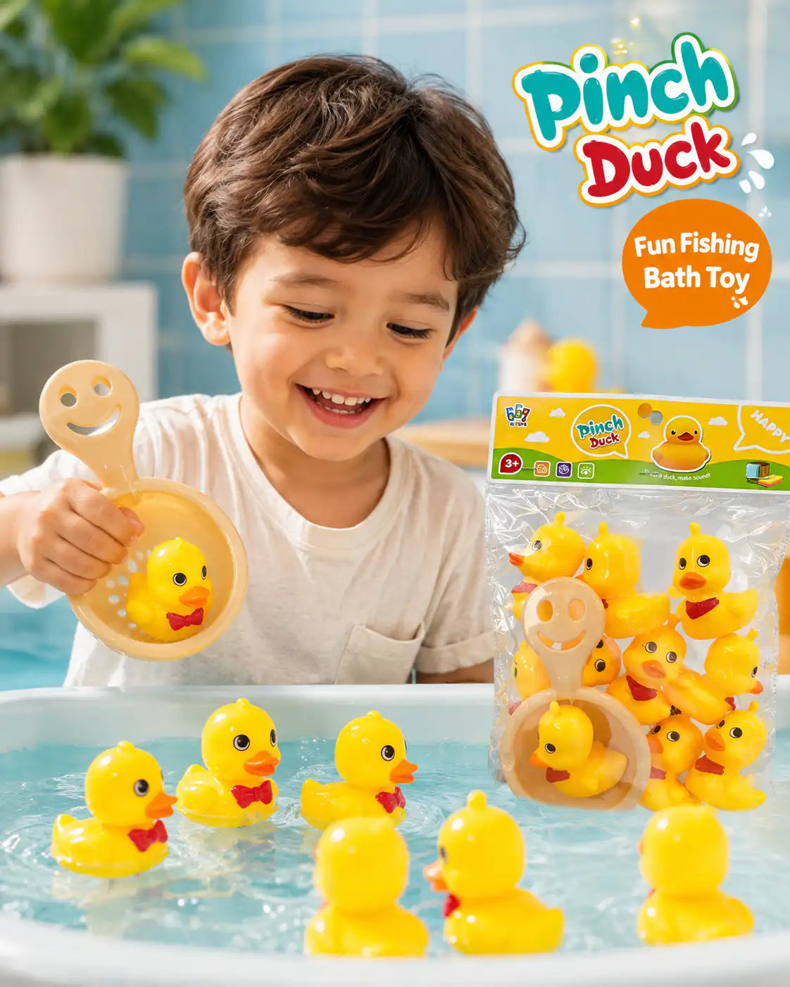 🐥🛁 لعبة صيد البط للأطفال  - صورة 2