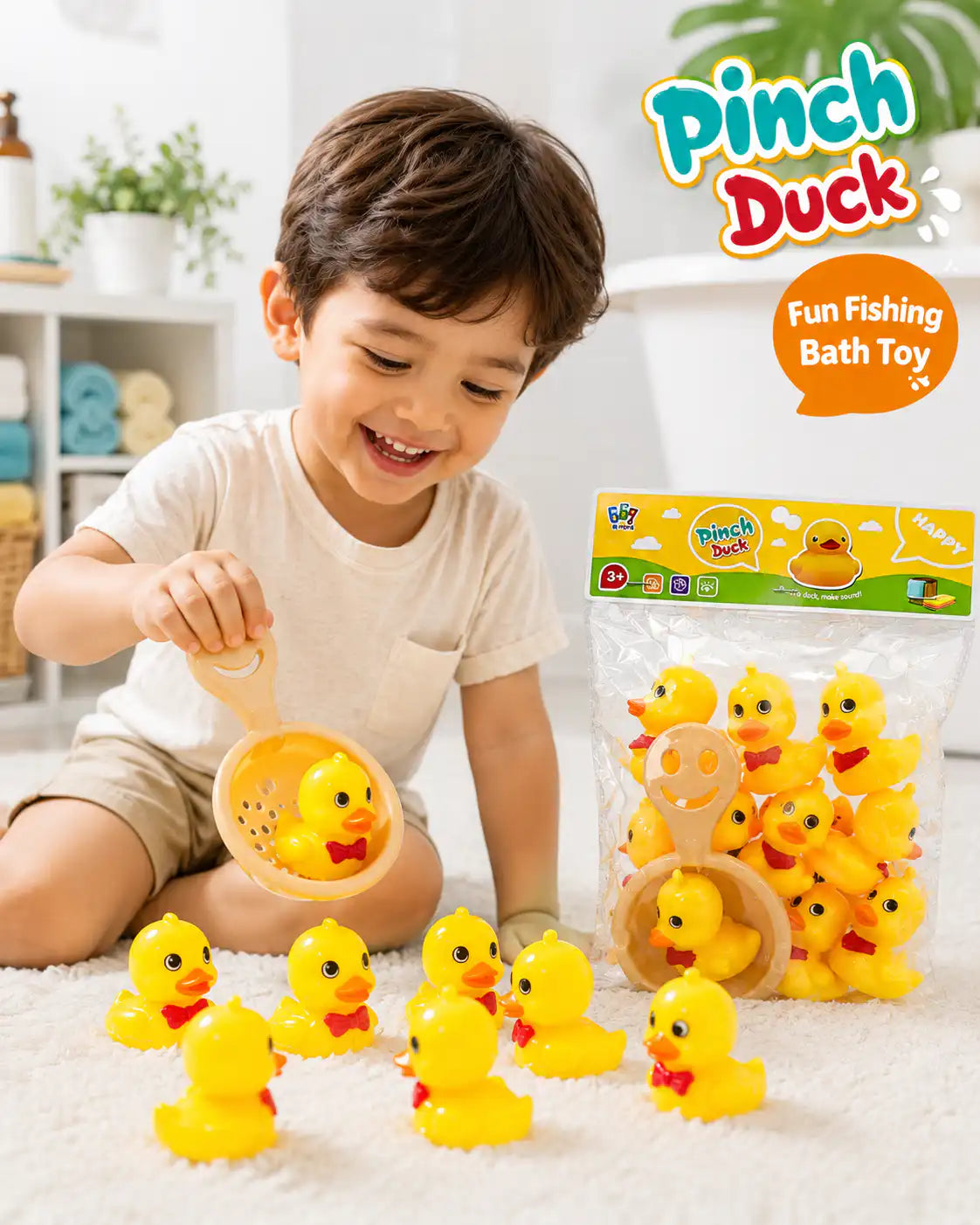 🐥🛁 لعبة صيد البط للأطفال  - صورة 3
