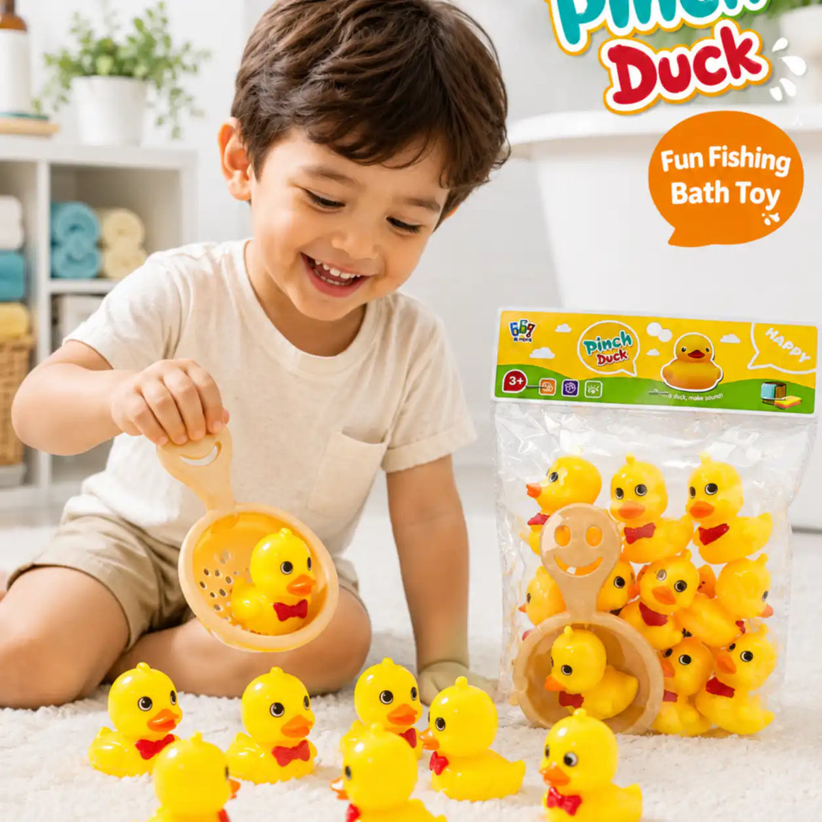 🐥🛁 لعبة صيد البط للأطفال  - صورة 4