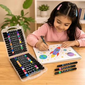 ✨🖍️ طقم ماركر جليتر دبل تيب – 24 قلم / 48 لون - صورة 2