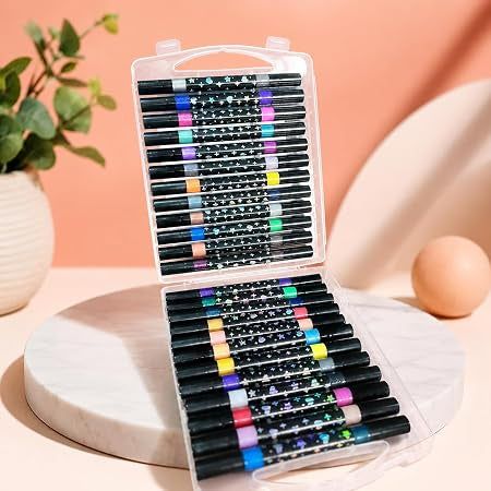 ✨🖍️ طقم ماركر جليتر دبل تيب – 24 قلم / 48 لون - صورة 7