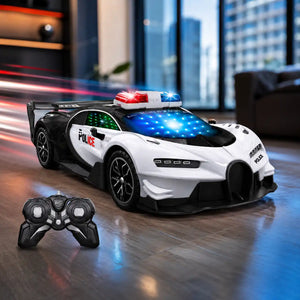 🚓🏎️ عربية الشرطة الرياضية بالريموت كنترول – 2.4G - صورة 5