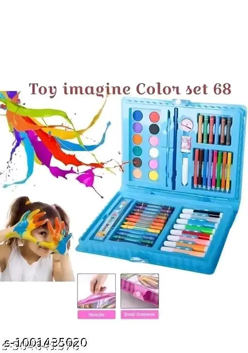 🎨 شنطة الرسم والتلوين والإبداع – 68 قطعة