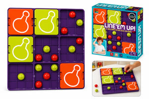لعبة Line Em Up الاستراتيجية أثناء اللعب
