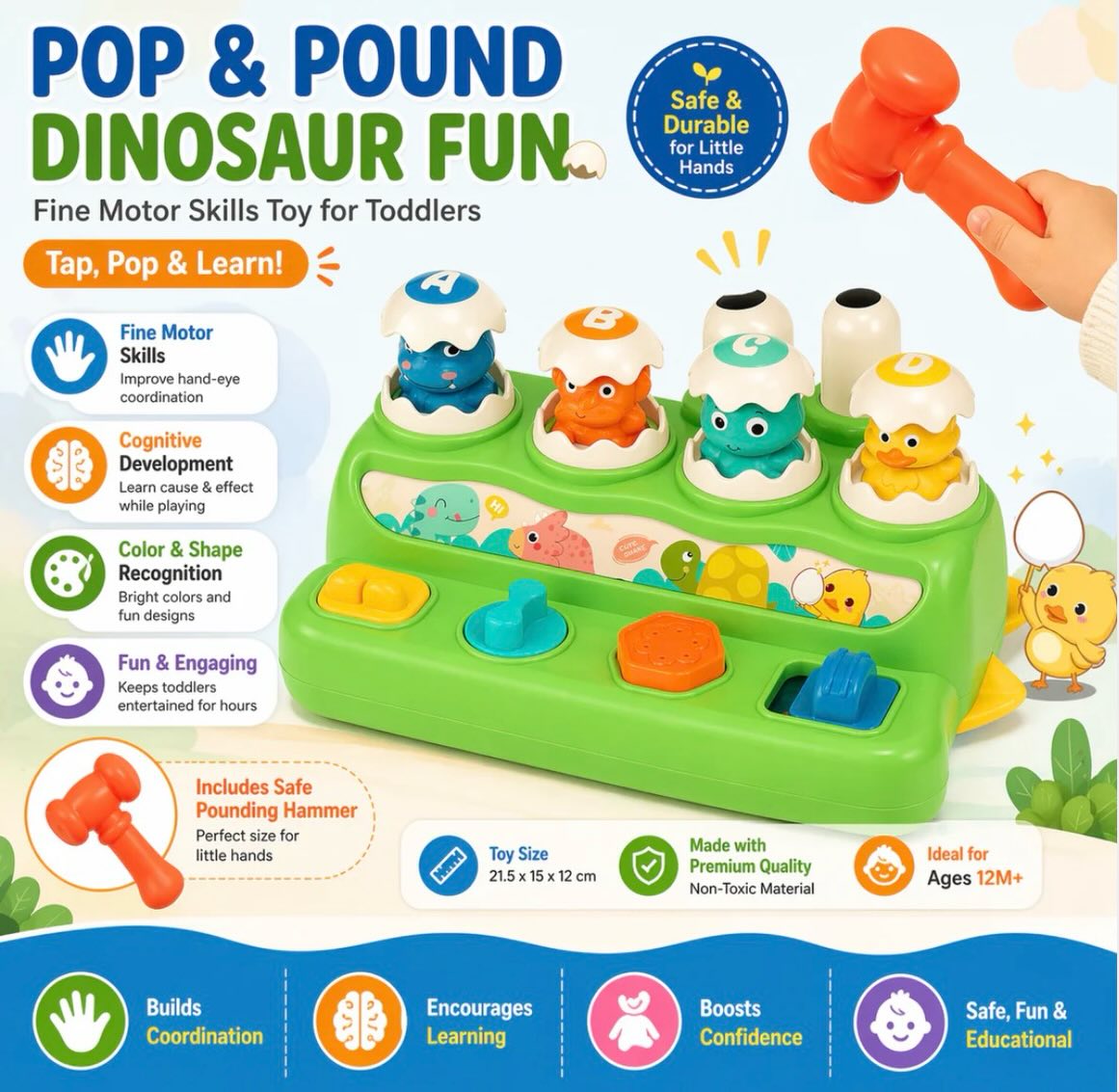 لعبة Pop Up Toy التعليمية للأطفال - صورة 2