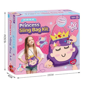 علبة طقم Princess Sling Bag Kit ومقاساتها